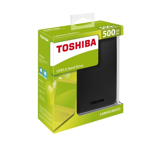 Disque dur Toshiba Canvio 500Go ou 1To